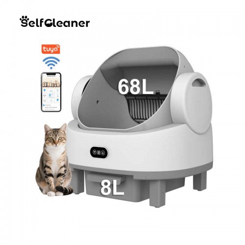 【Selfcleaner】 9L Smart Self-Cleaning Litter Box with APP Control, Automatic Cat Litter Box for Easy Cleaning, Hygienic & Convenient Pet Care Solution