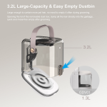 【VOLUAS】 3.2L Pet Grooming Vacuum Kit with Electric Clipper, Dog & Cat Hair Trimmer, Shedding Brush and Suction System, Low Noise Pet Hair Vacuum Grooming Tool